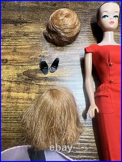 Vintage FASHION QUEEN BARBIE DOLL & WIGS Midge 1962 Barbie 1958 JAPAN #5