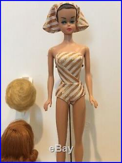 Vintage Fashion Queen Barbie Doll withWigs Gorgeous