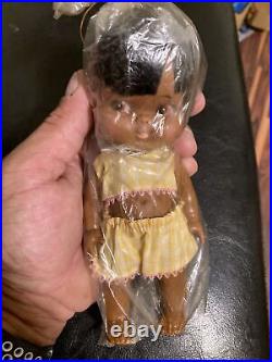 Vintage Forsum Doll Japan Islander/Black Girl MiSB Sealed w Tags 1968NOS