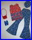 Vintage_Francie_Doll_1275_Bells_Complete_Outfit_1967_Blue_Shoes_Hat_Red_Purse_01_jj