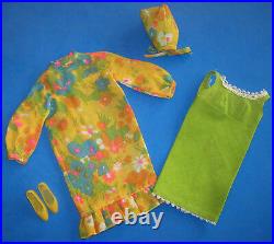 Vintage Francie Doll #1288 IN-PRINT Mod Floral Print Outfit Complete 1967