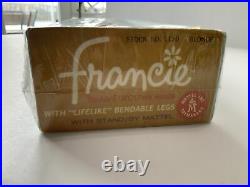 Vintage Francie Doll 1965 Blonde Lifelike Poseable Legs VHTF NRFB MIB