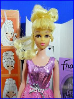 Vintage Francie withGrowin' Pretty Hair Tagged in Box with Accessories