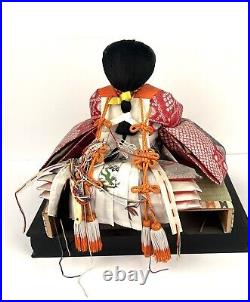 Vintage Geisha Doll in Silk Kimono with Traditional Japanese BEAUTIFUL