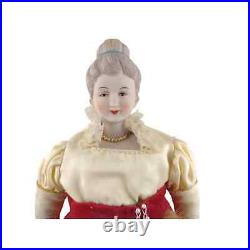 Vintage Geo Borgfeldt NY Empress Josephine Porcelain Bisque Doll, Made in Japan