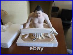 Vintage Hakata Doll Sumo Wrestler Yokozuna Wakanohana Porcelain Figurine With Box