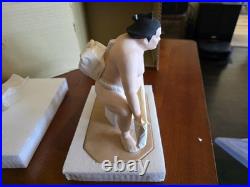 Vintage Hakata Doll Sumo Wrestler Yokozuna Wakanohana Porcelain Figurine With Box