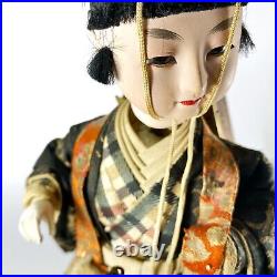 Vintage Handmade Tanabe Doll Co. Warrior Doll on Base from Tokyo Japan 11