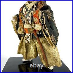 Vintage Handmade Tanabe Doll Co. Warrior Doll on Base from Tokyo Japan 11