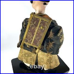 Vintage Handmade Tanabe Doll Co. Warrior Doll on Base from Tokyo Japan 11