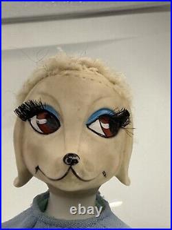 Vintage Hasbro Peteena Japan Doll Dog Pampered Pooch Poodle From Japan