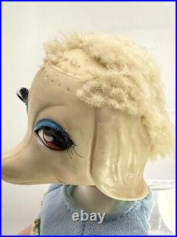 Vintage Hasbro Peteena Japan Doll Dog Pampered Pooch Poodle From Japan
