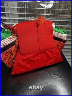 Vintage Hina Japanese Doll Figurines Japan Empress Sitting Sword Fan