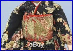 Vintage Ichimatsu Doll MeijiTaisho 62cm Boy Japan Ningyo Kimono Very Good Free