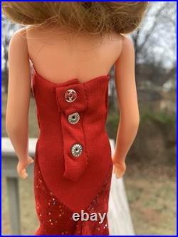 Vintage Ideal Bewitched Samantha Doll Original M12 E 2 Gown Hat Shoes, Broom