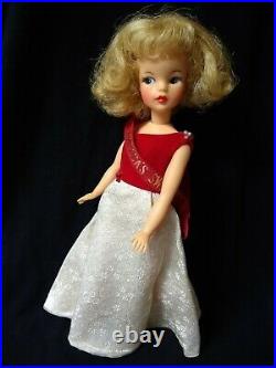 Vintage Ideal Curly Light Blonde Tammy & Excellent Beauty Queen Dress Sash Shoes