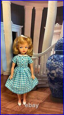 Vintage Ideal Tammy Doll-Made in Japan- Lot Gorgeous Long Lemon Blonde Hair Rare