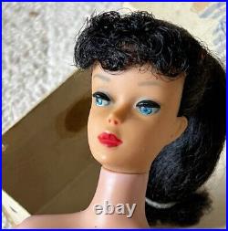 Vintage JE Japan dressed box #5 Ponytail Barbie doll in gay parisienne R box