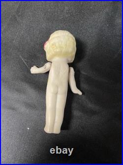 Vintage Japan Bisque Quintuplet Dolls Set 5 I Magnin Box & Pouch