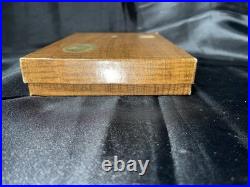 Vintage Japan Bisque Quintuplet Dolls Set 5 I Magnin Box & Pouch