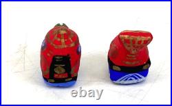Vintage Japan Folk Toy Clay Doll Karatsu Kunchi FestivalHikiyama set of14 EL0262