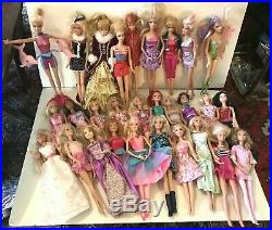 Vintage Japan To Contemporary Mattel Barbies Princess Ballerina Dolls Lot Of 29