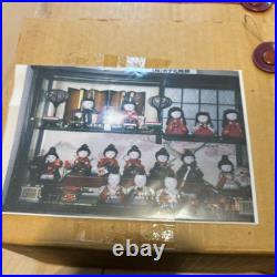 Vintage Japanese Antique Wooden Kimekomi Dolls Sets of 15 1970's No Glass Case Vintage Japanese Antique Wooden Kimekomi Dolls Sets of 15 1970's No Glass Case