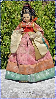 Vintage Japanese Artist Shinzenbi Ningyo Kenkyusho Hand Made Traditional Doll