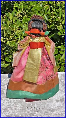 Vintage Japanese Artist Shinzenbi Ningyo Kenkyusho Hand Made Traditional Doll