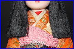 Vintage Japanese Beautiful Doll 1900s KIMONO GEISYA KABUKI figure from JAPANa229