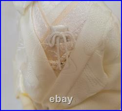 Vintage Japanese Bride Doll White Kimono Wedding Geisha Gofun Yoshitoku 12