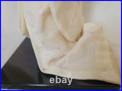 Vintage Japanese Bride Doll White Kimono Wedding Geisha Gofun Yoshitoku 12