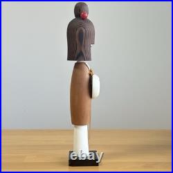 Vintage Japanese Creative Kokeshi Doll 45cm 17.7 Girl Folk Art Handmade Japan