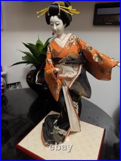 Vintage Japanese Doll 17 Kimono Geisha Maiko Traditional Folk Craft Japan