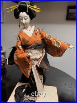 Vintage Japanese Doll 17 Kimono Geisha Maiko Traditional Folk Craft Japan