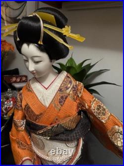 Vintage Japanese Doll 17 Kimono Geisha Maiko Traditional Folk Craft Japan