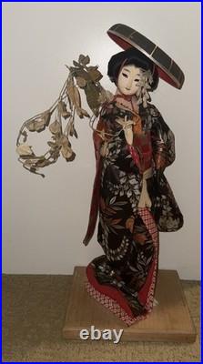 Vintage Japanese Doll, Geisha in Kimono