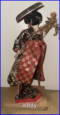 Vintage Japanese Doll, Geisha in Kimono