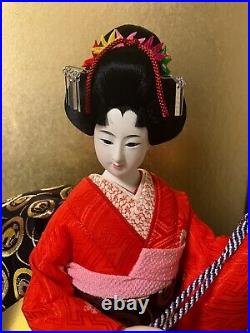 Vintage Japanese Doll Kimono Geisha Maiko Bell Sukiyo