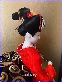 Vintage Japanese Doll Kimono Geisha Maiko Bell Sukiyo