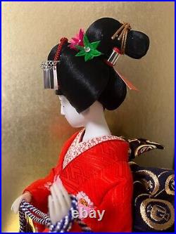 Vintage Japanese Doll Kimono Geisha Maiko Bell Sukiyo