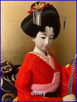 Vintage Japanese Doll Kimono Geisha Maiko Bell Sukiyo