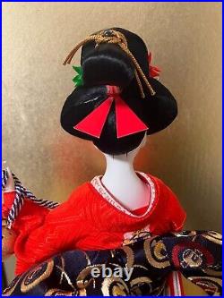 Vintage Japanese Doll Kimono Geisha Maiko Bell Sukiyo
