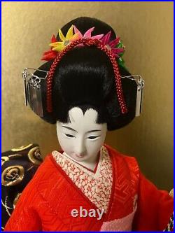 Vintage Japanese Doll Kimono Geisha Maiko Bell Sukiyo