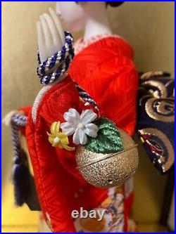 Vintage Japanese Doll Kimono Geisha Maiko Bell Sukiyo