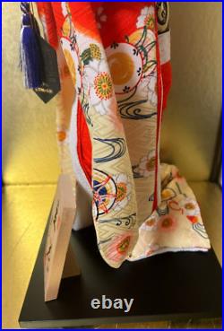Vintage Japanese Doll Kimono Geisha Maiko Bell Sukiyo