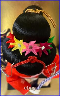 Vintage Japanese Doll Kimono Geisha Maiko Bell Sukiyo