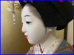Vintage Japanese Doll Kimono Geisha Maiko Fan Folk Craft Japan