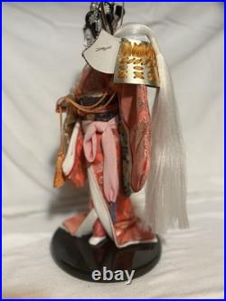Vintage Japanese Doll Kimono Geisha Maiko Kabuto Samurai Helmet Yaegaki Hime