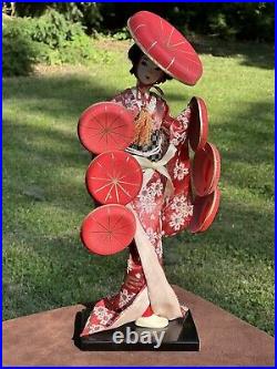 Vintage Japanese Doll Kimono Geisha Maiko Traditional Folk Craft 15